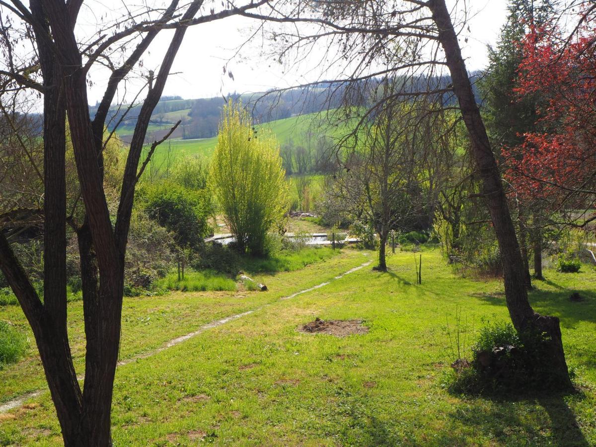 L'isle-Bouzon Gite Les Cabanes De Fallot Pour 15 Personnes - Piscine Naturelle מראה חיצוני תמונה